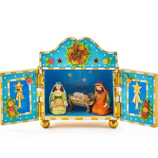 Fashion MacKenzie-Childs Patience Brewster Mini Nativity Retablo