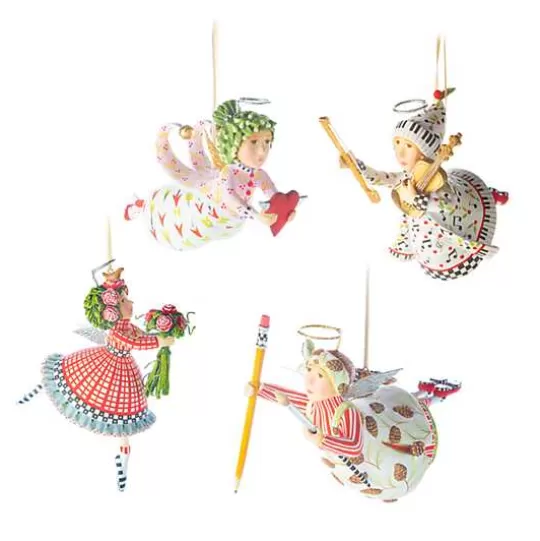 Discount MacKenzie-Childs Patience Brewster Mini Paradise Angels - Set of 4