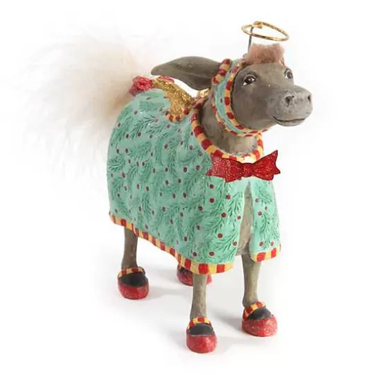 Hot MacKenzie-Childs Patience Brewster Nativity David Donkey Ornament