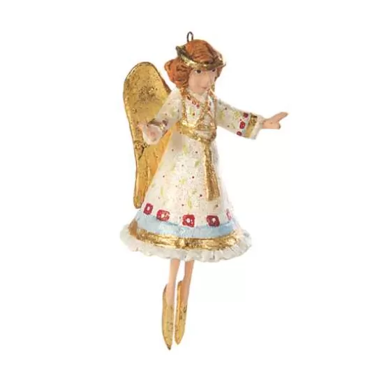 Fashion MacKenzie-Childs Patience Brewster Nativity Heavenly Angel Mini Ornament