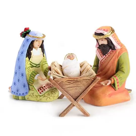 New MacKenzie-Childs Patience Brewster Nativity Holy Family Figures