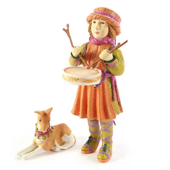 Best MacKenzie-Childs Patience Brewster Nativity Little Drummer Boy  Dog Figures