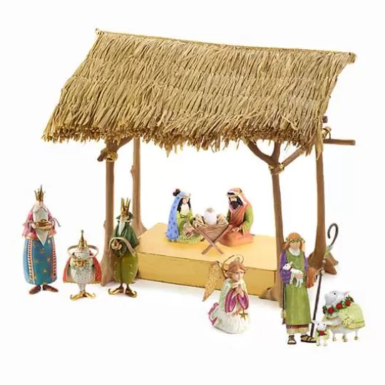 Cheap MacKenzie-Childs Patience Brewster Nativity Set