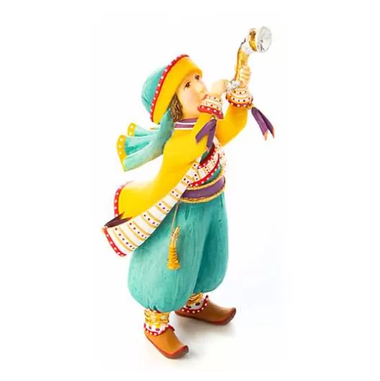 New MacKenzie-Childs Patience Brewster Nativity Shofar Player Figure