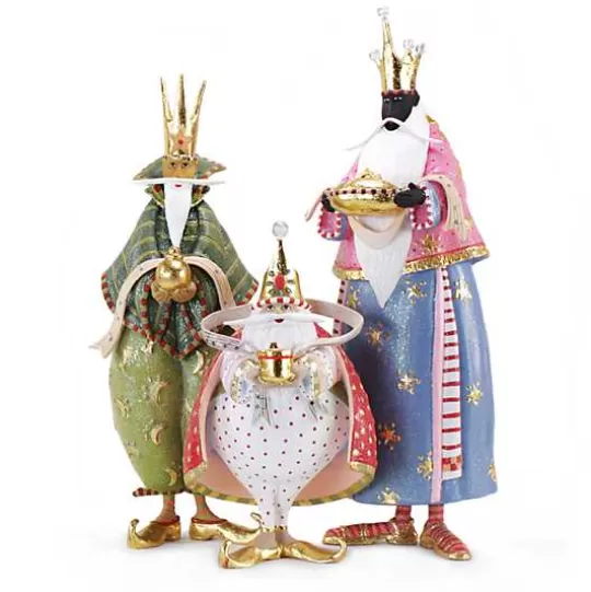 Hot MacKenzie-Childs Patience Brewster Nativity World Magi Figures