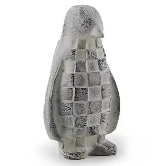 Clearance MacKenzie-Childs Penguin Check Door Stopper