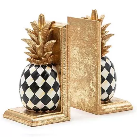 Hot MacKenzie-Childs Pineapple Bookends