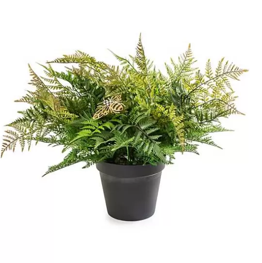 Outlet MacKenzie-Childs Potted Medium Fern With Bee