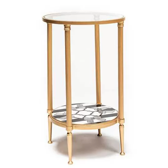 Discount MacKenzie-Childs Pretty As A Bow Accent Table