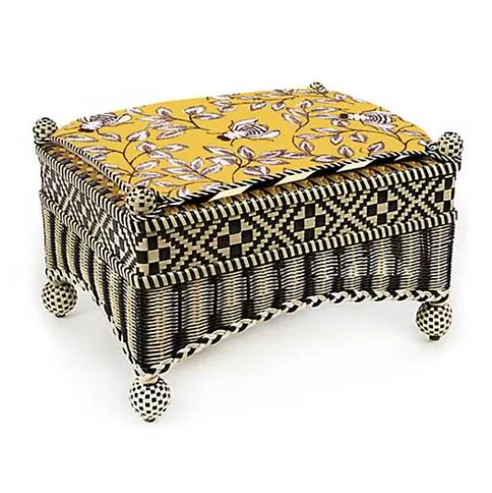 Online MacKenzie-Childs Queen Bee Courtyard Outdoor Ottoman