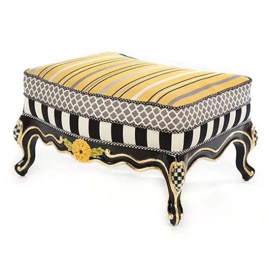 New MacKenzie-Childs Queen Bee Ottoman