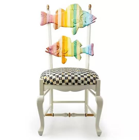 Discount MacKenzie-Childs Rainbow Fish Chair