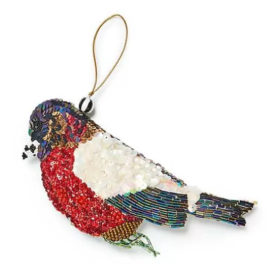 Best MacKenzie-Childs Red Bird Beaded Ornament