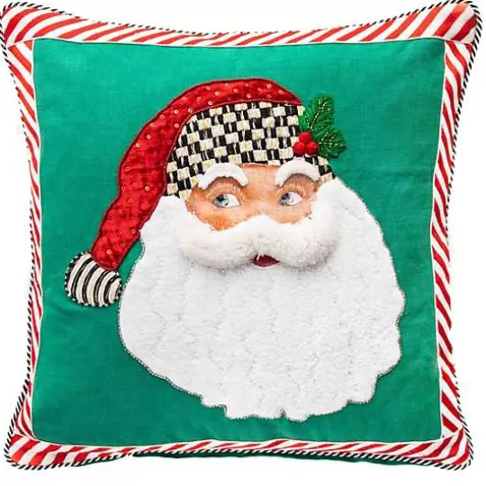 Flash Sale MacKenzie-Childs Retro Santa Throw Pillow