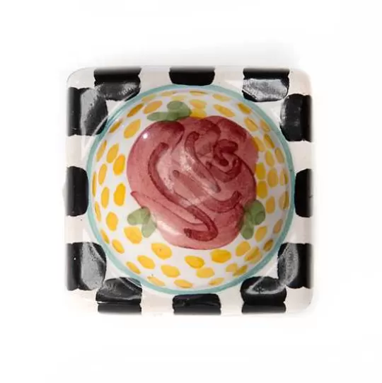 Online MacKenzie-Childs Rose Petit Four Square Knob