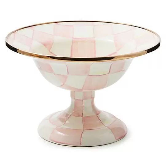 Cheap MacKenzie-Childs Rosy Check Small Compote