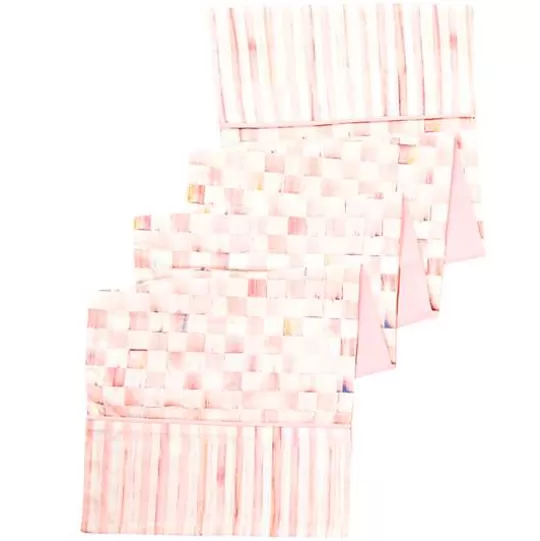 Discount MacKenzie-Childs Rosy Check Table Runner