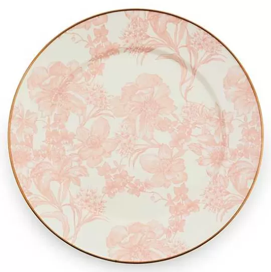 Sale MacKenzie-Childs Rosy English Garden Enamel Charger/Plate