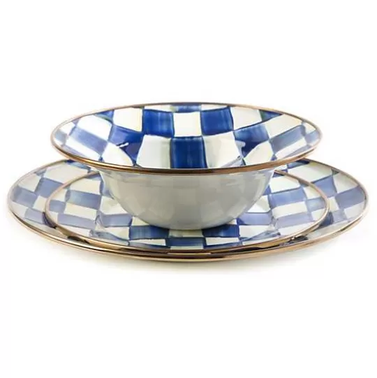 Sale MacKenzie-Childs Royal Check 3 Piece Place Setting