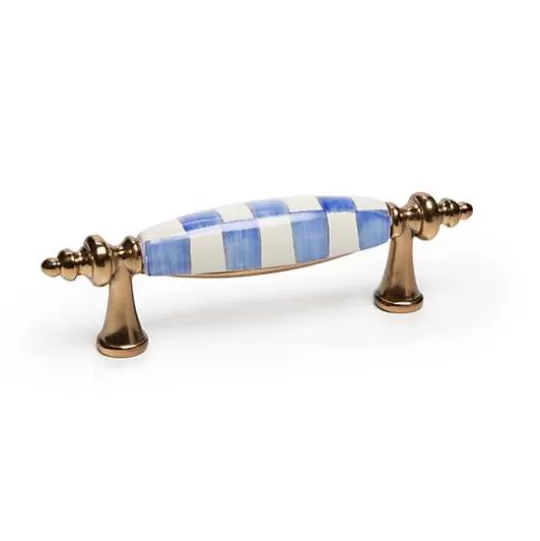 Outlet MacKenzie-Childs Royal Check Brass Drawer Pull