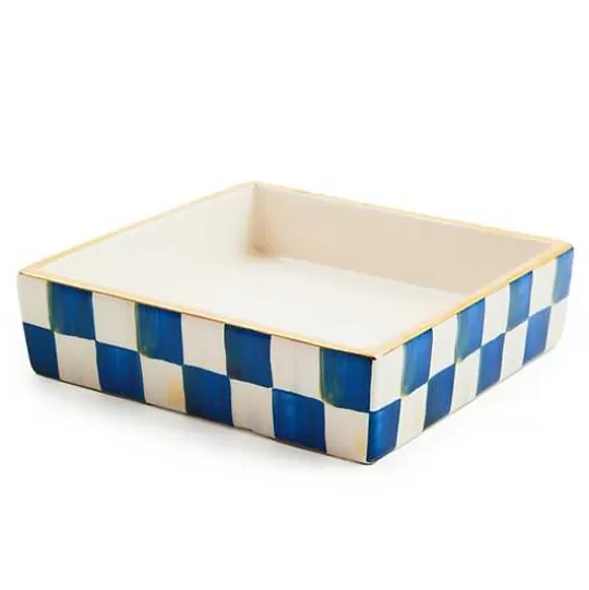 New MacKenzie-Childs Royal Check Cocktail Napkin Holder