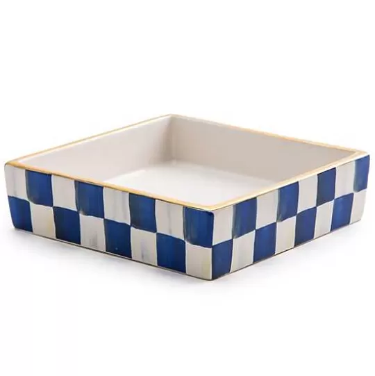 New MacKenzie-Childs Royal Check Cocktail Napkin Holder