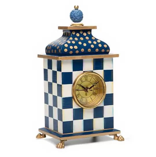 Hot MacKenzie-Childs Royal Check Desk Clock