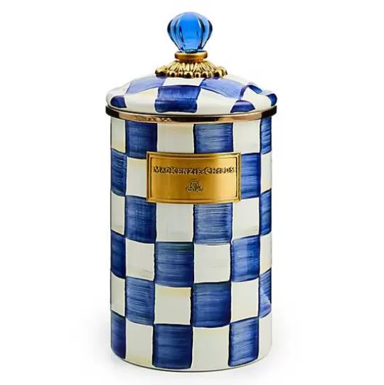 Fashion MacKenzie-Childs Royal Check Large Canister