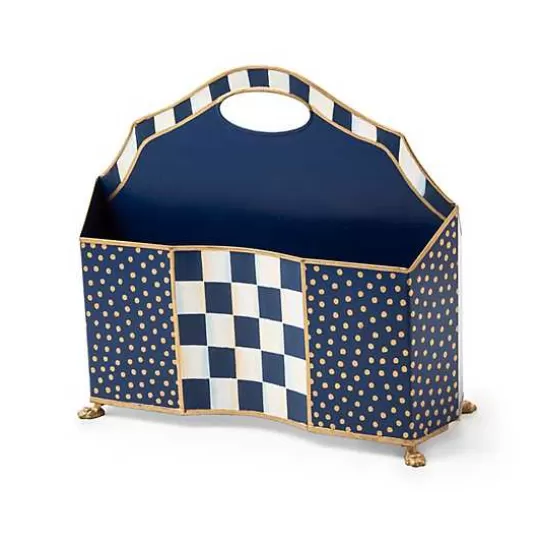 Fashion MacKenzie-Childs Royal Check Magazine Holder