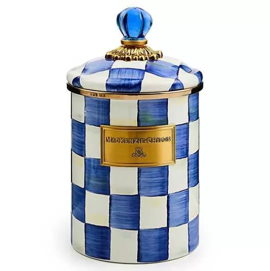 Shop MacKenzie-Childs Royal Check Medium Canister