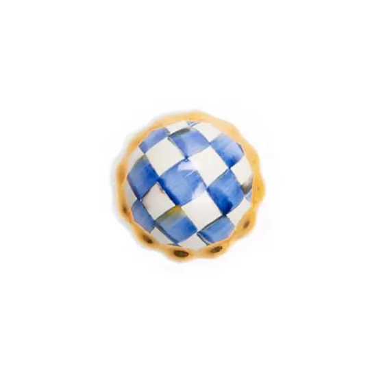 Hot MacKenzie-Childs Royal Check Petit Four Round Knob