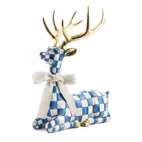 Sale MacKenzie-Childs Royal Check Resting Deer