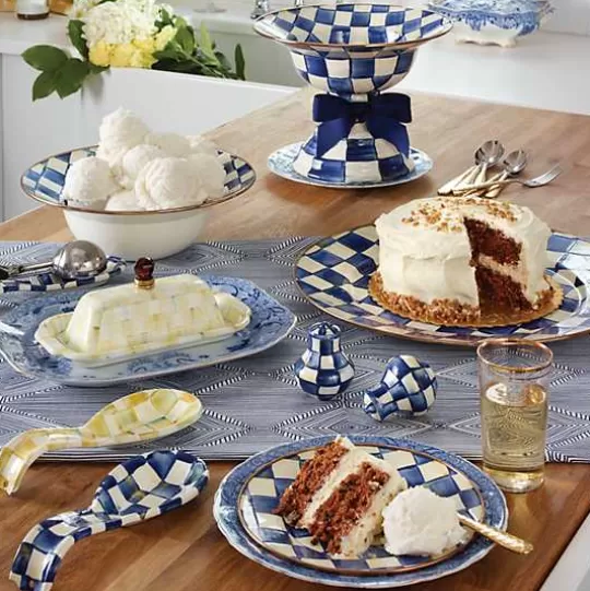 Fashion MacKenzie-Childs Royal Check Serving Bowl