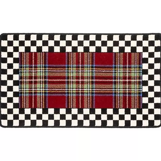 Store MacKenzie-Childs Royal Stewart Tartan Rug - 2'3 x 3'9