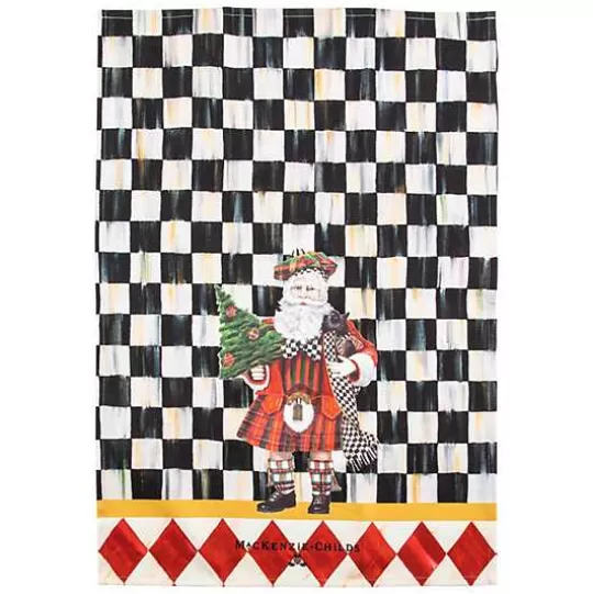 Shop MacKenzie-Childs Scottish Santa Dish Towel