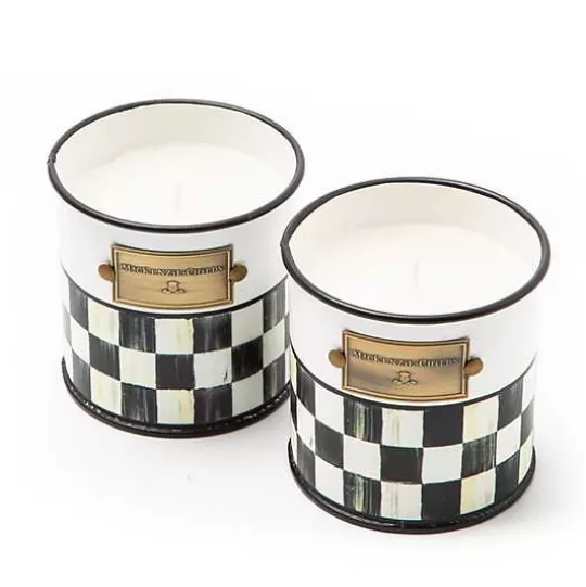 Cheap MacKenzie-Childs Spectator Small Citronella Candles, Set of 2