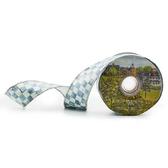 Store MacKenzie-Childs Sterling Check 2 Ribbon