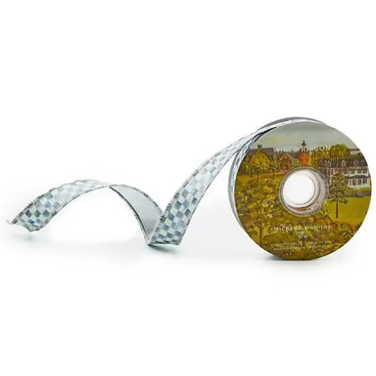 Outlet MacKenzie-Childs Sterling Check 1 Ribbon