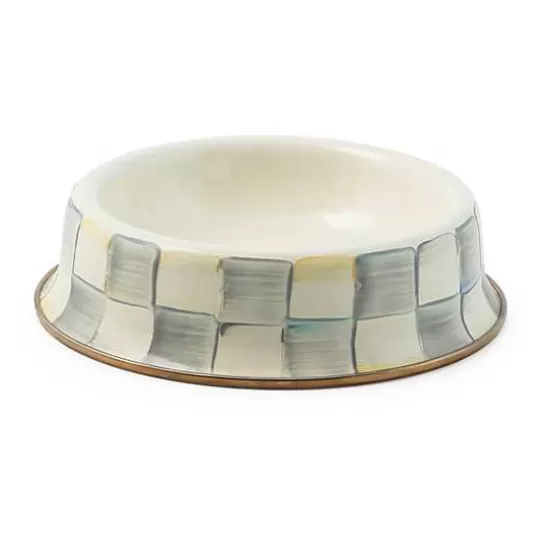 Online MacKenzie-Childs Sterling Check Cat Dish