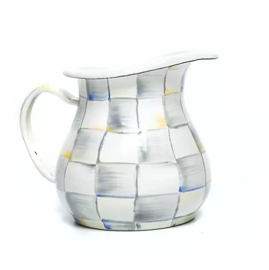 Store MacKenzie-Childs Sterling Check Creamer