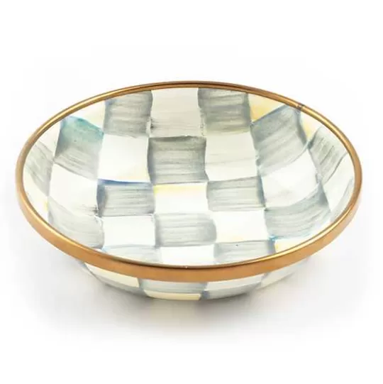 Store MacKenzie-Childs Sterling Check Dipping Bowl