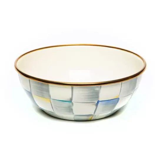 Cheap MacKenzie-Childs Sterling Check Everyday Bowl