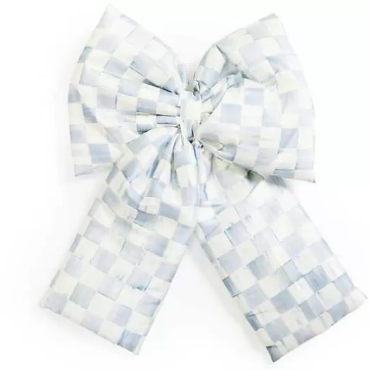 Cheap MacKenzie-Childs Sterling Check Large Bow