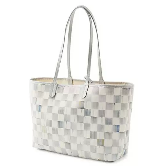 Outlet MacKenzie-Childs Sterling Check Marche Tote - Medium