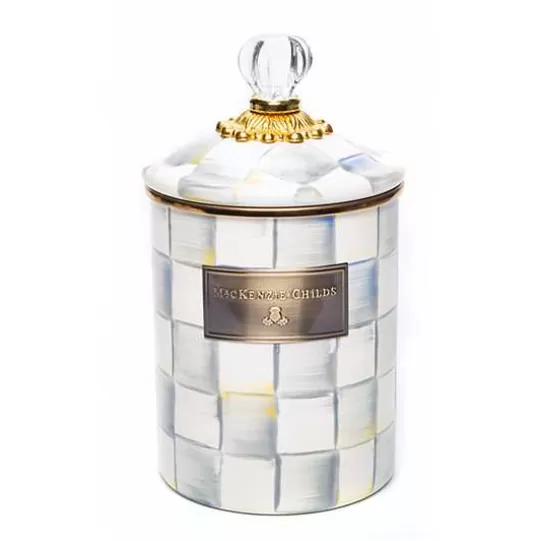 Shop MacKenzie-Childs Sterling Check Medium Canister