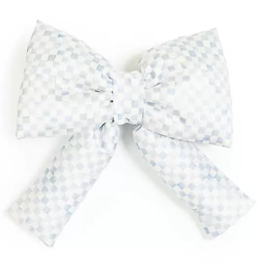 Hot MacKenzie-Childs Sterling Check Small Bow