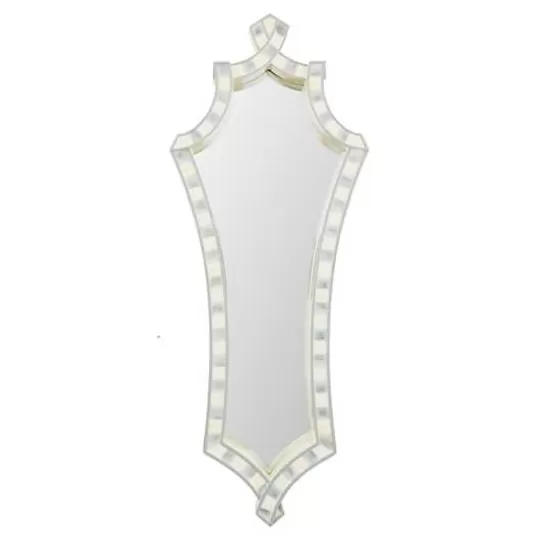 Hot MacKenzie-Childs Sterling Check Wall Mirror