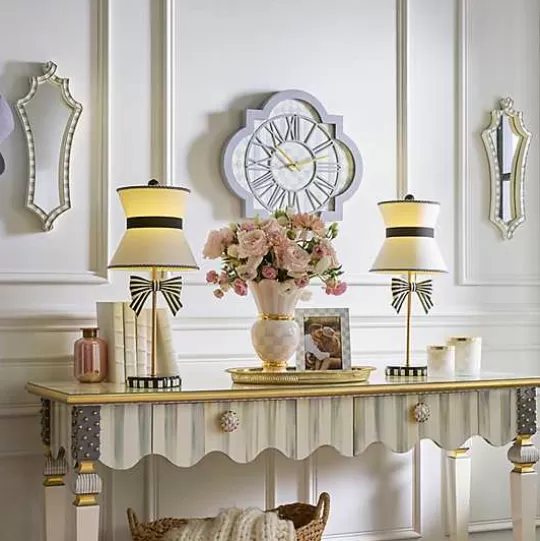 Hot MacKenzie-Childs Sterling Check Wall Mirror