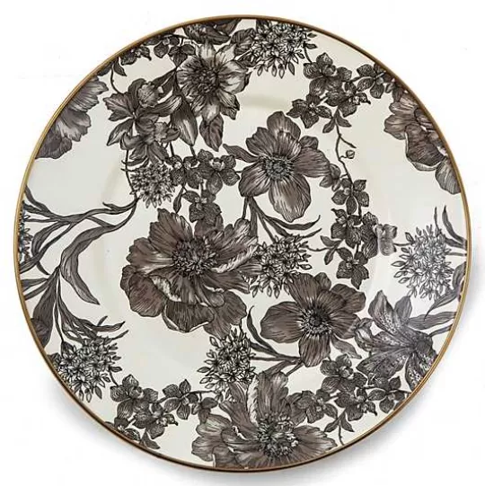 Store MacKenzie-Childs Sterling English Garden Enamel Dinner Plate