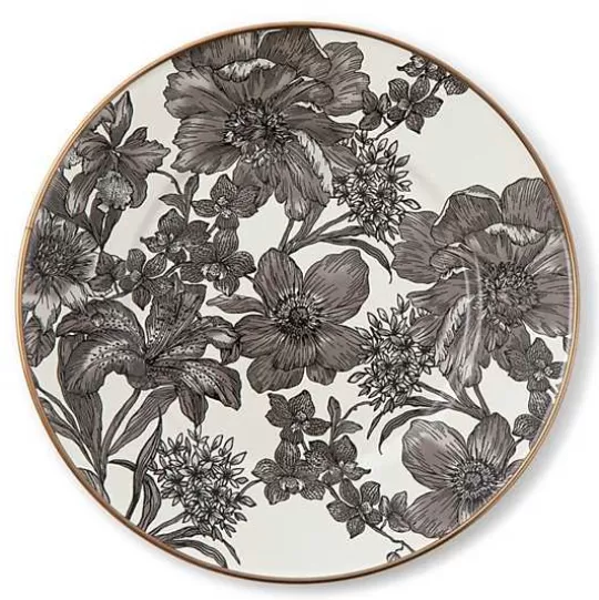 Cheap MacKenzie-Childs Sterling English Garden Enamel Salad/Dessert Plate